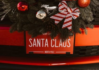 santa claus lettering