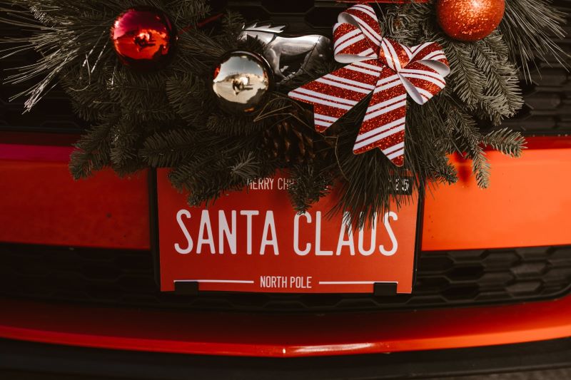 santa claus lettering